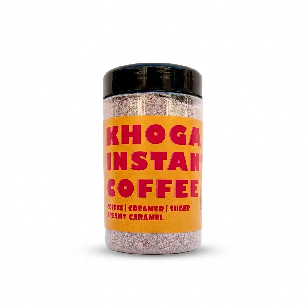 Khoga Creamy Caramel – Premium 3-in-1 Instant Coffee Blend