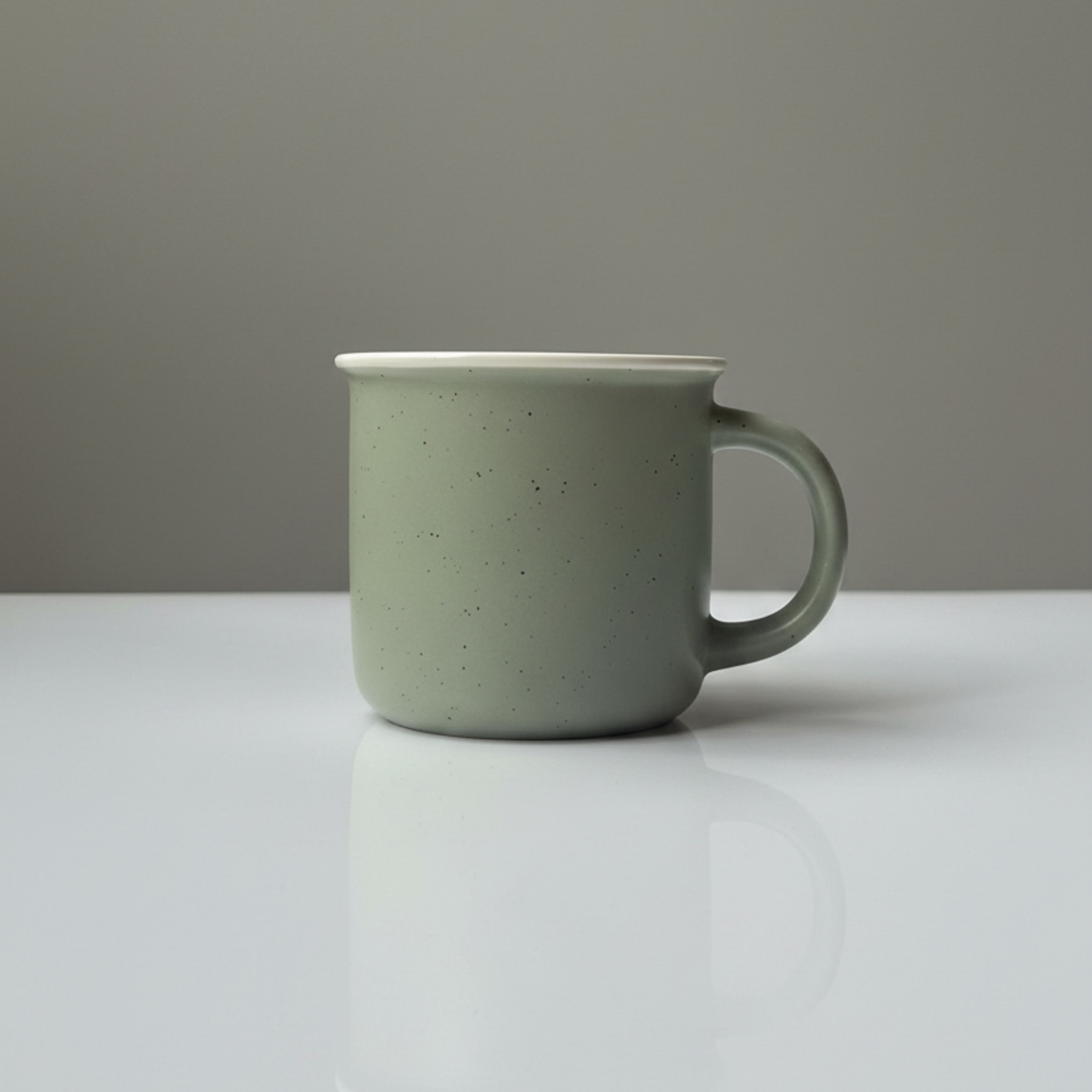 Artisan Speckled Moss Mug – "The Pure Edition"