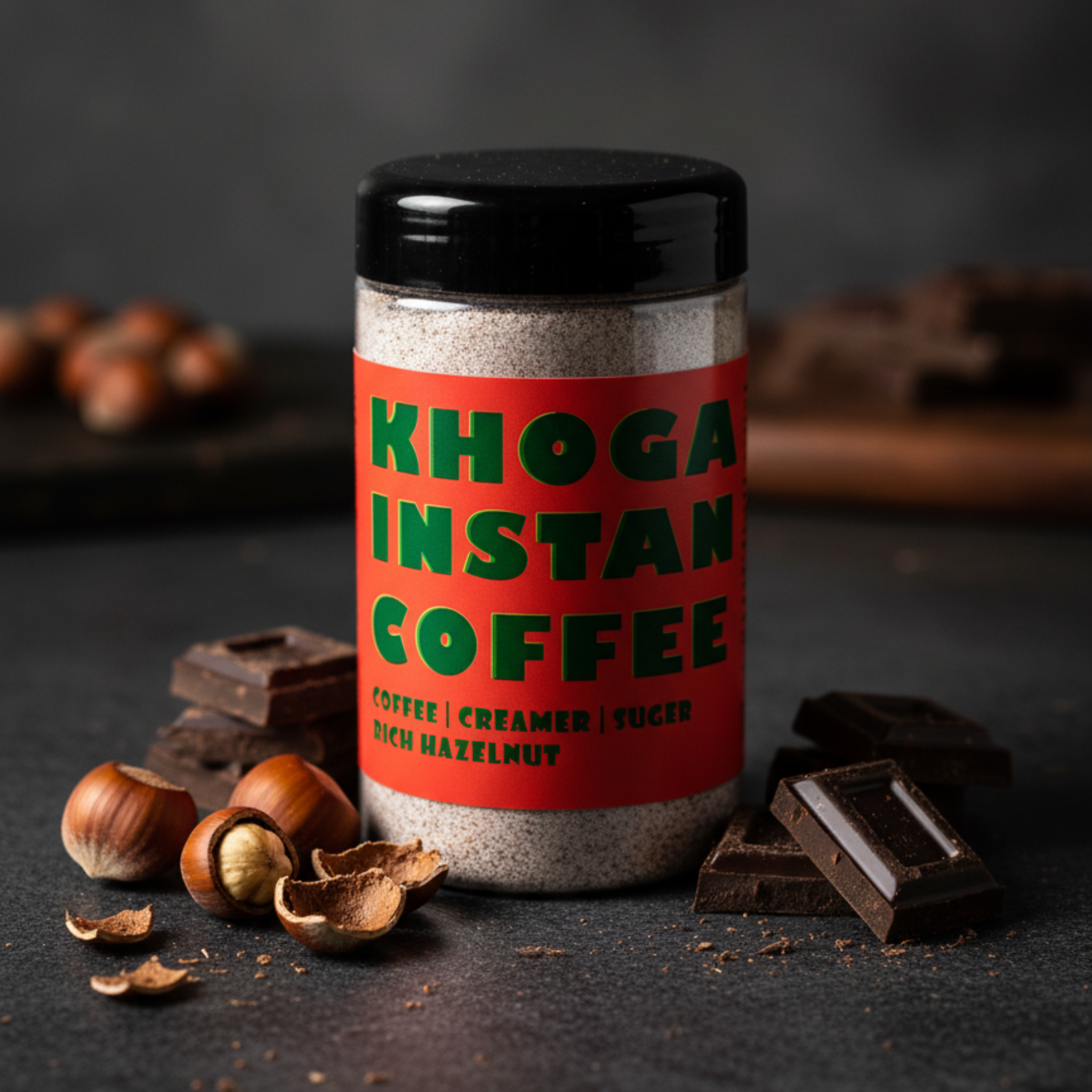 Khoga Rich Hazelnut – Premium 3-in-1 Instant Coffee Blend