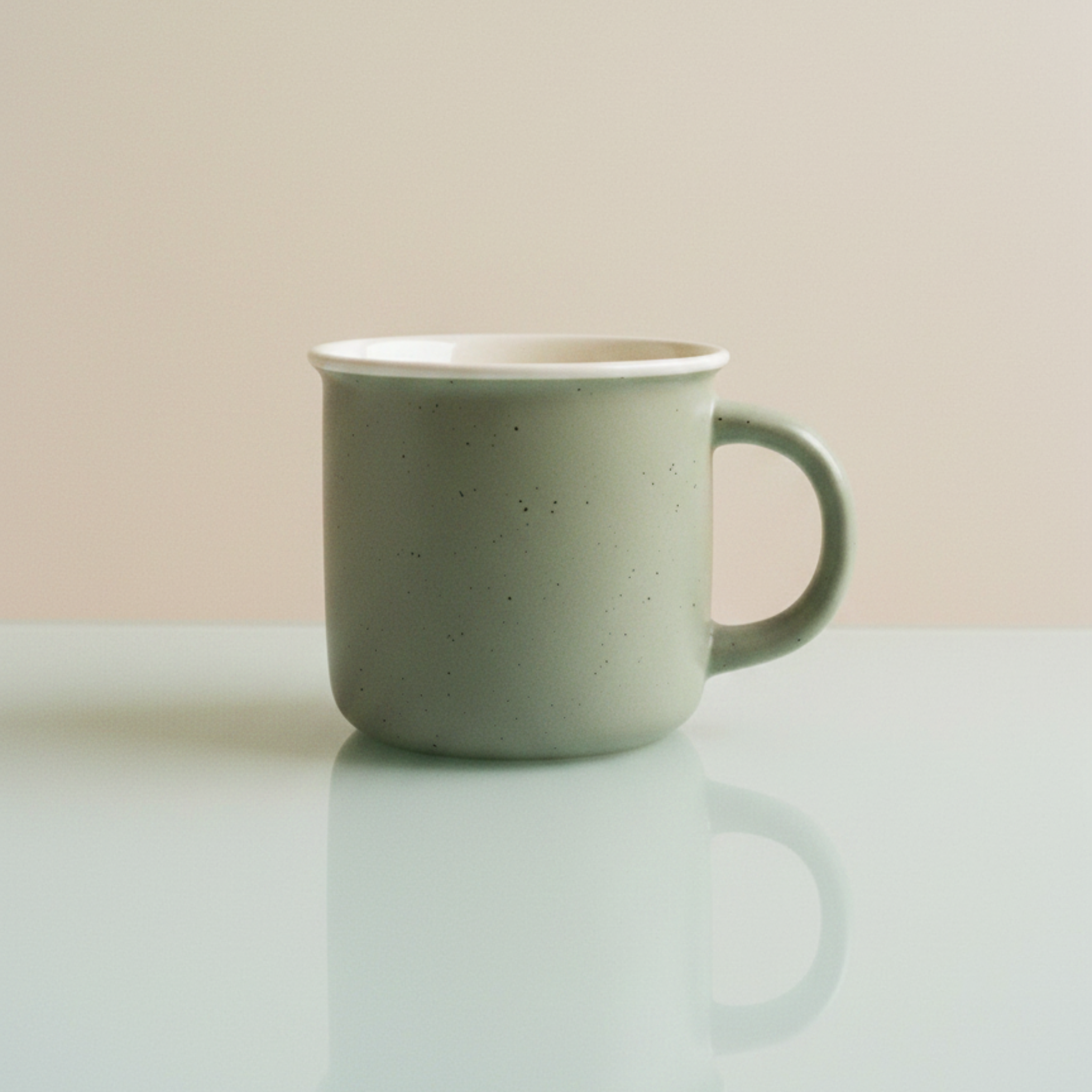 Artisan Speckled Moss Mug – "The Pure Edition"