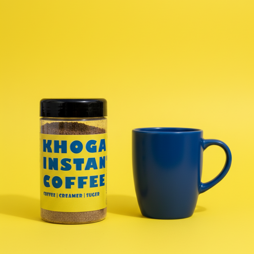 Khoga Coffee & Cream – Premium 3-in-1 Instant Coffee Blend