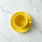 Yellow Glossy Porcelain Set